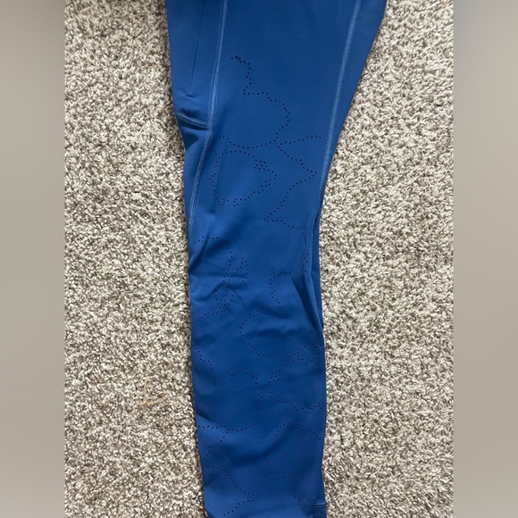 ATHLETA ALL IN REACTION 7/8 TIGHT Medium Atlantis Blue - Picture 8 of 9